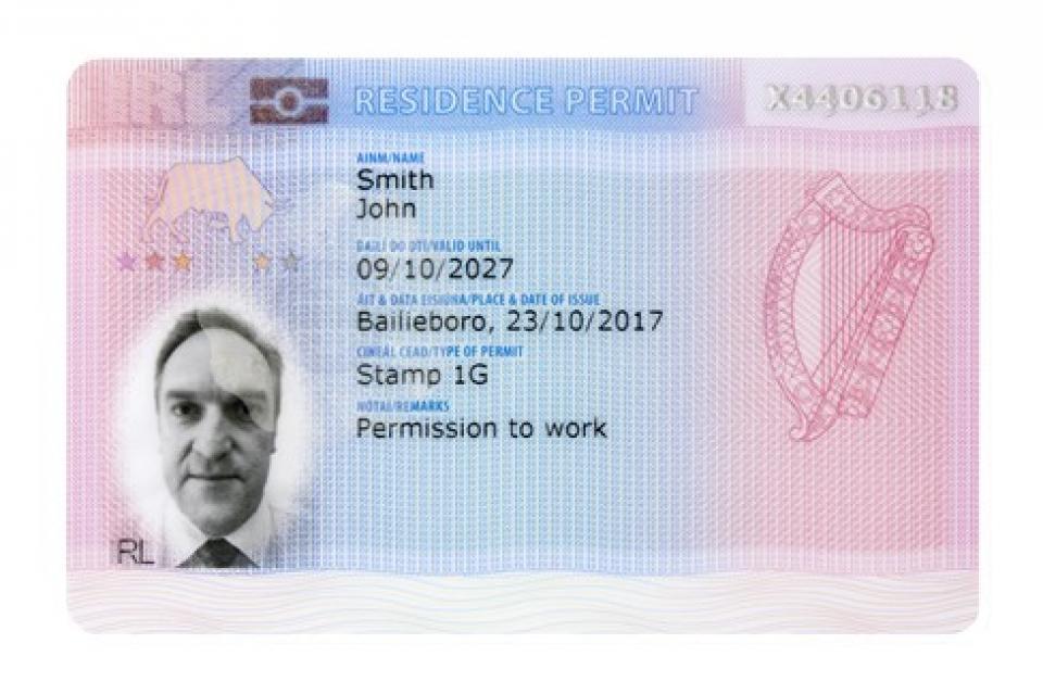 Irish Residence Permit
