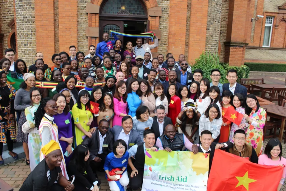 2018 Irish Aid Fellows with Director General Ruairí de Búrca